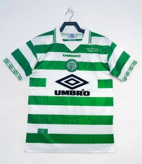 Retro Version 97-99 Celtic Home White&Green Thailand Soccer Jersey AAA-811
