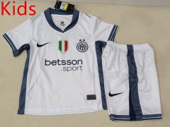 2024-2025 Inter Milan Away White Kid/Youth Soccer Uniform-507
