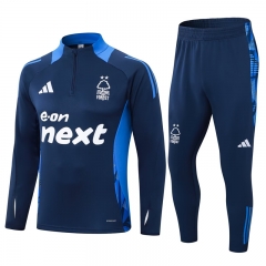 2024-2025 Nottingham Forest Royal Blue Thailand Soccer Tracksuit-411