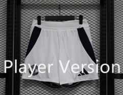 Player Version 2024-2025 Manchester United White Thailand Soccer Shorts-888