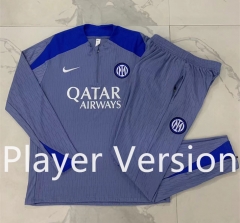 Player Version 2024-2025 Inter Milan Light Blue Thailand Soccer Tracksuit-815