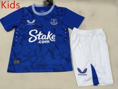2024-2025 Everton Home Blue Kids/Youth Soccer Uniform-507