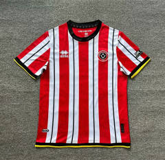 (S-4XL) 2024-2025 Sheffield Home Red&White Thailand Soccer Jersey AAA-512