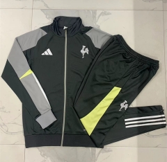 2024-2025 Atlético Mineiro Dark Gray Thailand Soccer Jacket Uniform-815