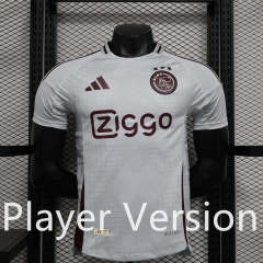 Player Version 2024-2025 Ajax 2nd Away White Thailand Soccer Jersey AAA-888