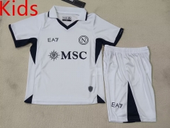 2024-2025 Napoli Away White Kids/Youth Soccer Uniform-507