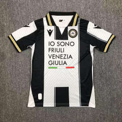 2024-2025 Udinese Calcio Home Black&White Thailand Soccer Jersey AAA-417