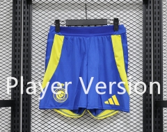 Player Version 2024-2025 Al-Nassr FC Blue Thailand Soccer Shorts-888