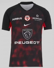 2024-2025 Toulouse Black Thailand Rugby Shirt