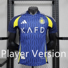 Player Version 2024-2025 Al-Nassr FC Away Royal Blue Thailand Soccer Jersey AAA-888