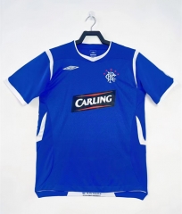 Retro Version 08-09 Rangers Home Blue Thailand Soccer Jersey AAA-811