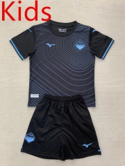 2024-2025 Lazio 2nd Away Black Kid/Youth Soccer Uniform-AY
