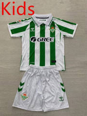 2024-2025 Real Betis Home White&Green Kid/Youth Soccer Uniform-AY
