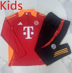 2024-2025 Bayern München Red Kids/Youth Soccer Tracksuit-815