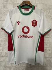 2025 Wales Away White Thailand Rugby Shirt