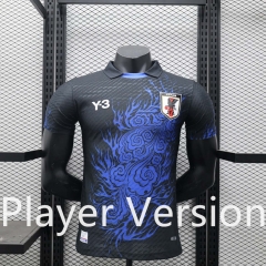 Player Version 2024-2025 Special Version Japan Blue&Black Thailand Soccer Jersey AAA-888