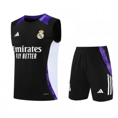 2024-2025 Real Madrid Black Thailand Soccer Vest Uniform-418