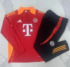 2024-2025 Bayern München Red Thailand Soccer Tracksuit-815