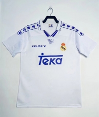 Retro Version 94-96 Real Madrid Home White Thailand Soccer Jersey AAA-811