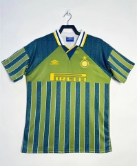 Retro Version 95-96 Inter Milan 2nd Away Green Thailand Soccer Jersey AAA-811