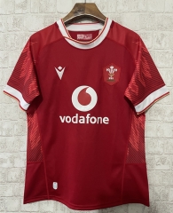 2025 Wales Home Red Thailand Rugby Shirt