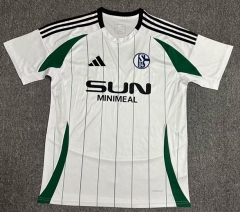 2024-2025 Schalke 04 Away White Thailand Soccer Jersey AAA