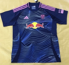 2024-2025 Leeds United 2nd Away Royal Blue Thailand Soccer Jersey AAA