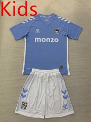 2024-2025 Coventry City Home Light Blue Kids/Youth Soccer Uniform-AY