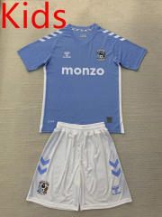 2024-2025 Coventry City Home Light Blue Kids/Youth Soccer Uniform-AY