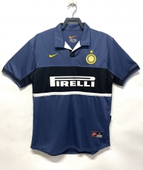 Retro Version 98-99 Inter Milan 2nd Away Blue&Gray Thailand Soccer Jersey AAA-811