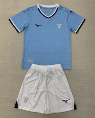 2024-2025 Lazio Home Light Blue Soccer Uniform-AY