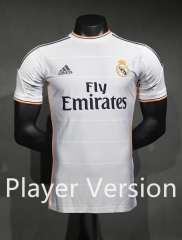 (S-3XL) Player Version 2013 Retro Version Real Madrid Home White Thailand Soccer Jersey AAA-518
