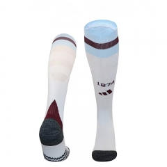 2024-2025 Aston Villa Away White Thailand Soccer Socks