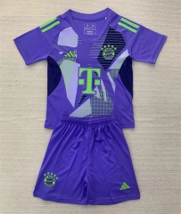 2024-2025 Bayern München Goalkeeper Purple Soccer Uniform-AY