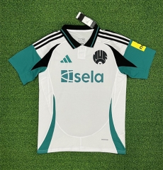 (S-4XL) 2024-2025 Newcastle United 2nd Away White Thailand Soccer Jersey AAA-403