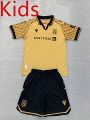2024-2025 Wrexham 2nd Away Mud Yellow Kids/Youth Soccer Uniform-AY