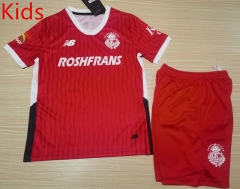 2024-2025 Deportivo Toluca FC Red Kids/Youth Soccer Uniform-4442