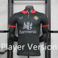 Player Version 2024-2025 Anniversary Bayer 04 Leverkusen Black Thailand Soccer Jersey AAA-888
