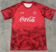 2024-2025 Napoli Goalkeeper Red Thailand Soccer Jersey AAA