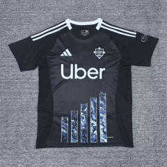 2024-2025 Como 2nd Away Black Thailand Soccer Jersey AAA-7209