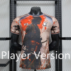 Player Version 2024-2025 Special Version Japan Orange Thailand Soccer Jersey AAA-888