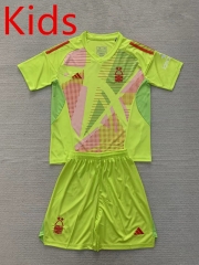 2024-2025 Nottingham Forest Goalkeeper Light Green Kids/Youth Soccer Uniform-AY