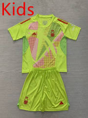 2024-2025 Nottingham Forest Goalkeeper Light Green Kids/Youth Soccer Uniform-AY
