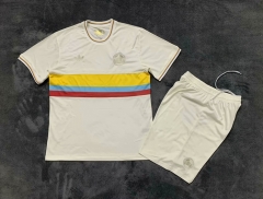 100th Anniversary Edition Colombia White Soccer Uniform-2483