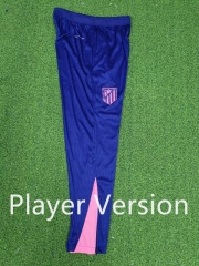Player Version 2024-2025 Atletico Madrid Blue Thailand Soccer Long Pants-9926