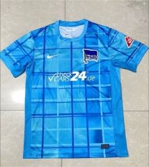 (S-4XL) 2024-2025 Hertha BSC 3rd Away Blue Thailand Soccer Jersey AAA-2044