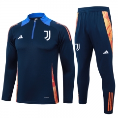 2024-2025 Juventus Royal Blue Thailand Soccer Tracksuit-815