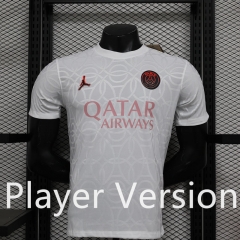 Player Version 2024-2025 Special Version Paris White Thailand Soccer Jersey AAA-888