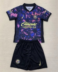 2024-2025 Club America 2nd Away Blue&Pink Soccer Uniform-AY
