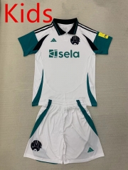 2024-2025 Newcastle United 2nd Away White Kids/Youth Soccer Uniform-AY